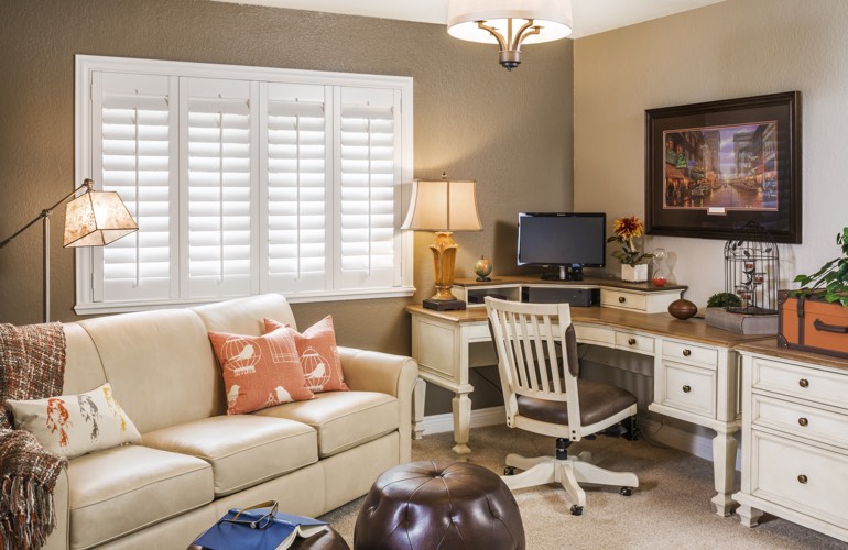 Home Office Plantation Shutters In Philadelphia